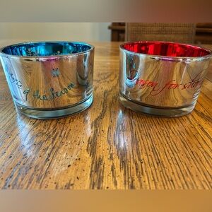 Gold Canyon holiday mirrored dishes - price is for 1